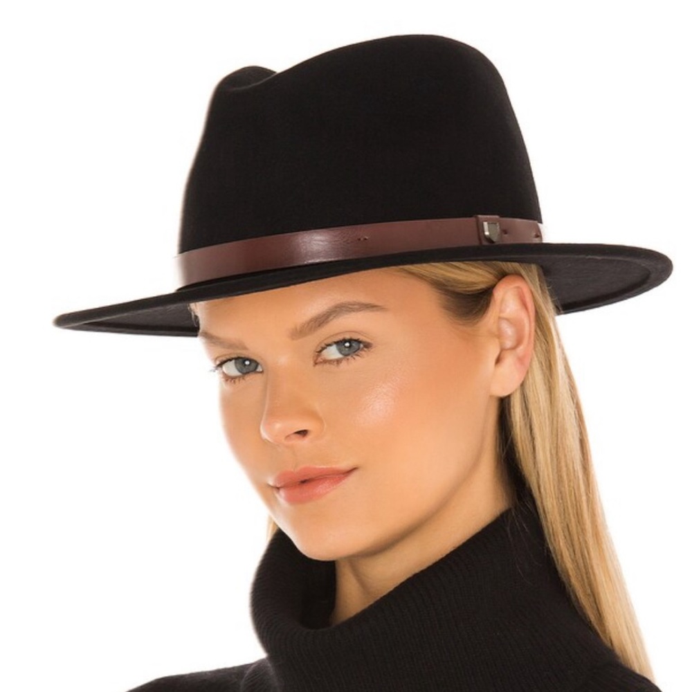 Brixton Messer Fedora Black - size Small